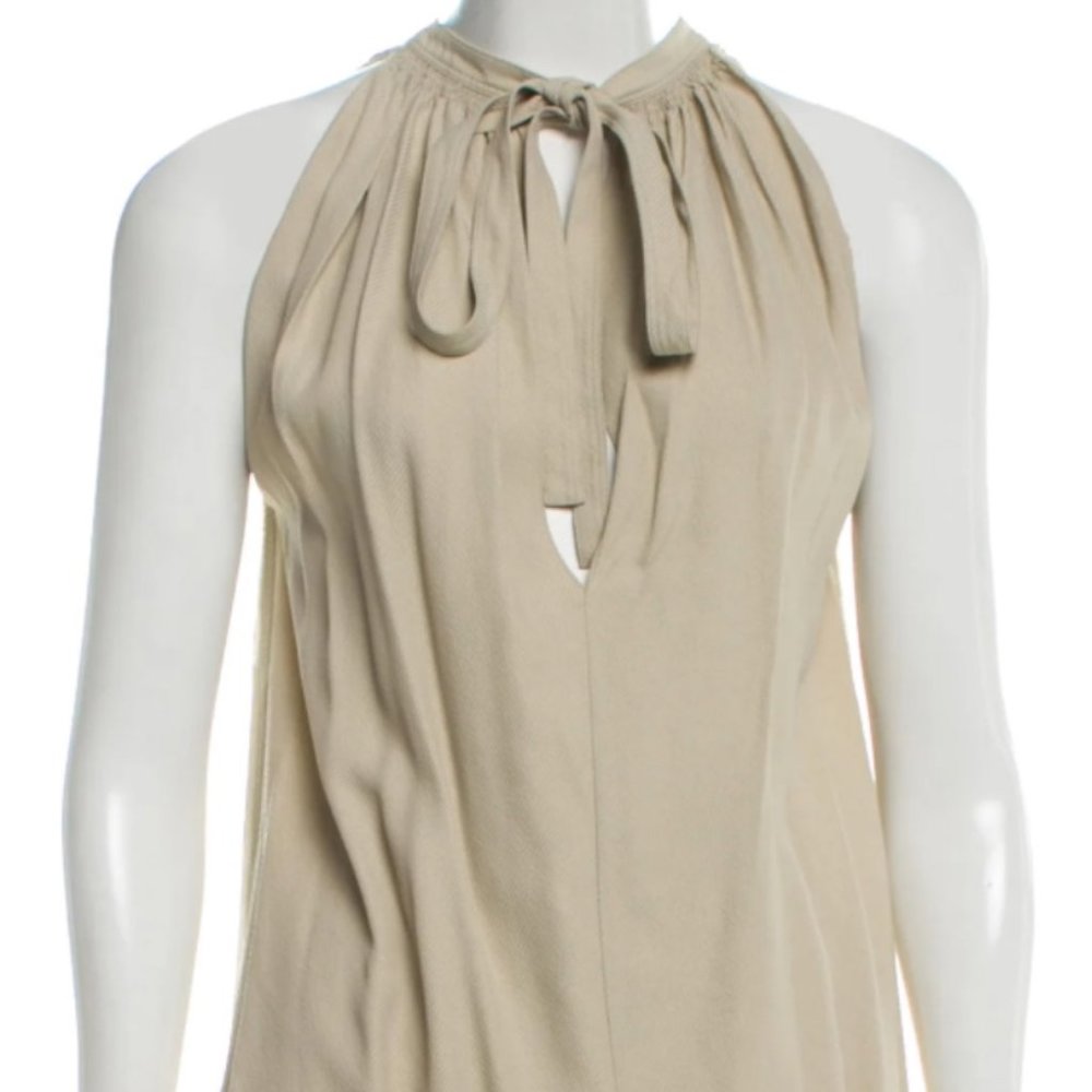 HELMUT LANG Tie Neck Sleeveless Top